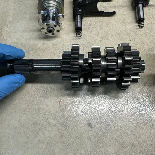 2011 KTM 250 SXF Transmission Shafts with Gears Shift Forks and Drum