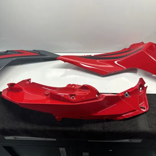 24 KAWASAKI NINJA 500 ABS RIGHT LOWER MID UPPER SIDE FAIRING COWL