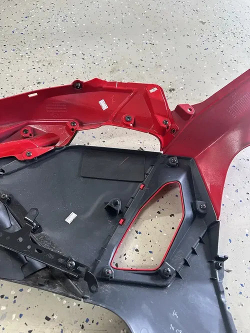 24 KAWASAKI NINJA 500 ABS RIGHT LOWER MID UPPER SIDE FAIRING COWL
