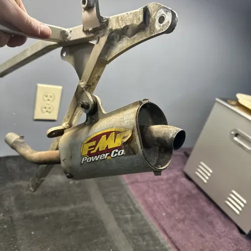 96-00 (?) Suzuki RM125 RM 125 Subframe Sub Frame Rear Seat Mount FMF Powercore
