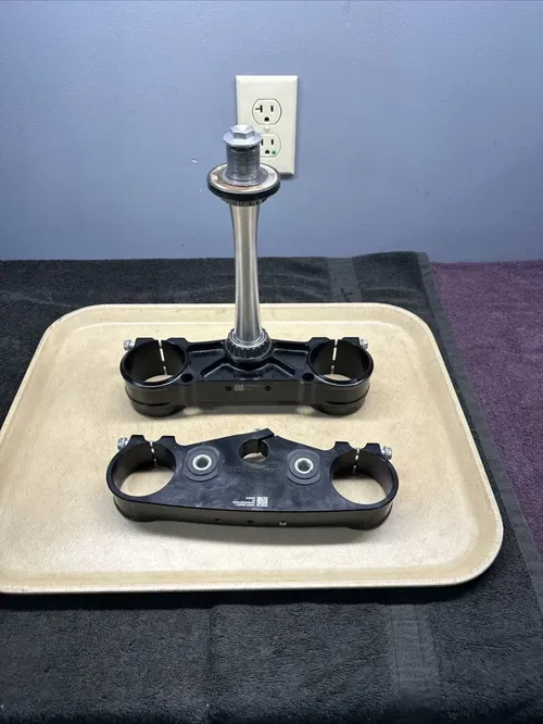 2024 KTM 250SXF Triple Clamps Tree Steering Steam OEM Top Bottom Black 250 SXF