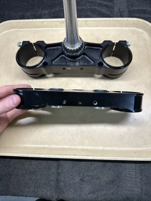 2024 KTM 250SXF Triple Clamps Tree Steering Steam OEM Top Bottom Black 250 SXF
