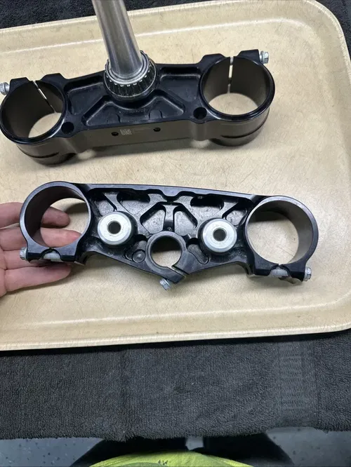 2024 KTM 250SXF Triple Clamps Tree Steering Steam OEM Top Bottom Black 250 SXF