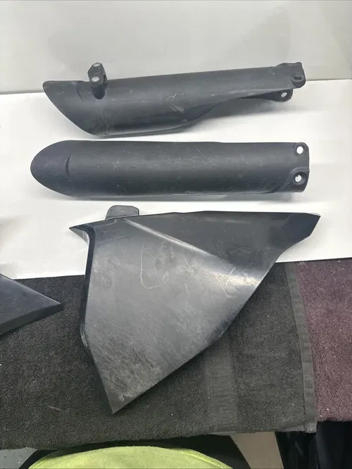 2022 GasGas MC250F Black Plastic kit Plastics Frame Guards See Description