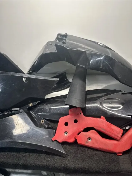 2022 GasGas MC250F Black Plastic kit Plastics Frame Guards See Description