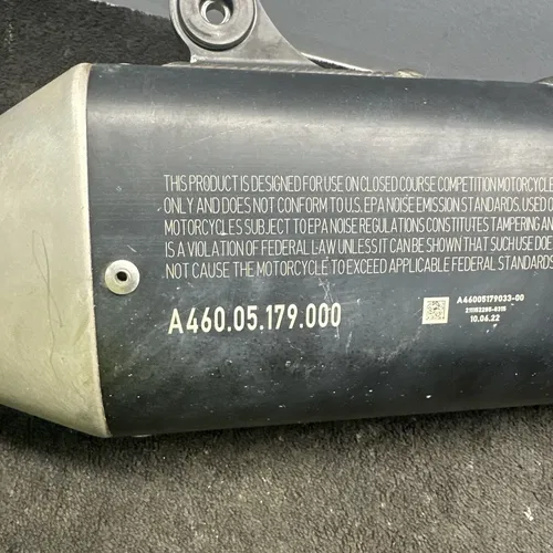 2023 KTM 250 SX-F Exhaust Pipe Muffler OEM Silencer A46005179033 XCF 350 450