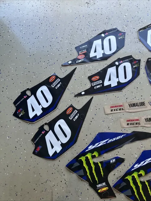 Authentic Star Racing Yamaha Professional Race Team Graphics Kit Robertson