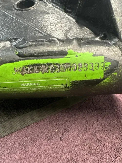 1998 Kawasaki KX250 KX 250 Frame Cradle Engine Mount
