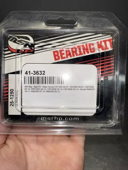 MSR Racing Wheel Bearing and Seal Kit Rear # Honda/Suzuki 41-3632