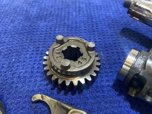 02-09 Kawasaki KLX110 OEM ENGINE TRANSMISSION TRANNY ASSEMBLY GEARS SHIFT DRUM 7