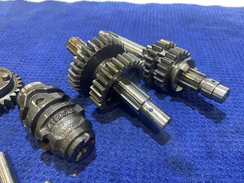 02-09 Kawasaki KLX110 OEM ENGINE TRANSMISSION TRANNY ASSEMBLY GEARS SHIFT DRUM 7