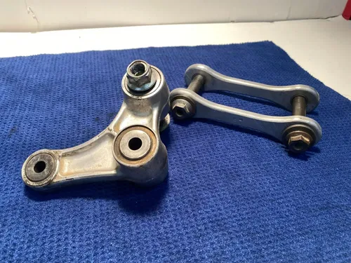 2002 KAWASAKI KX125 KX250 OEM REAR SHOCK SWING LINKAGE LINKS UNI TRAK 39007-1301