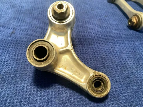 2002 KAWASAKI KX125 KX250 OEM REAR SHOCK SWING LINKAGE LINKS UNI TRAK 39007-1301