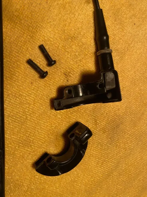1995 KX80 OEM Throttle Cabel Assembly and Housing Kawasaki KX80