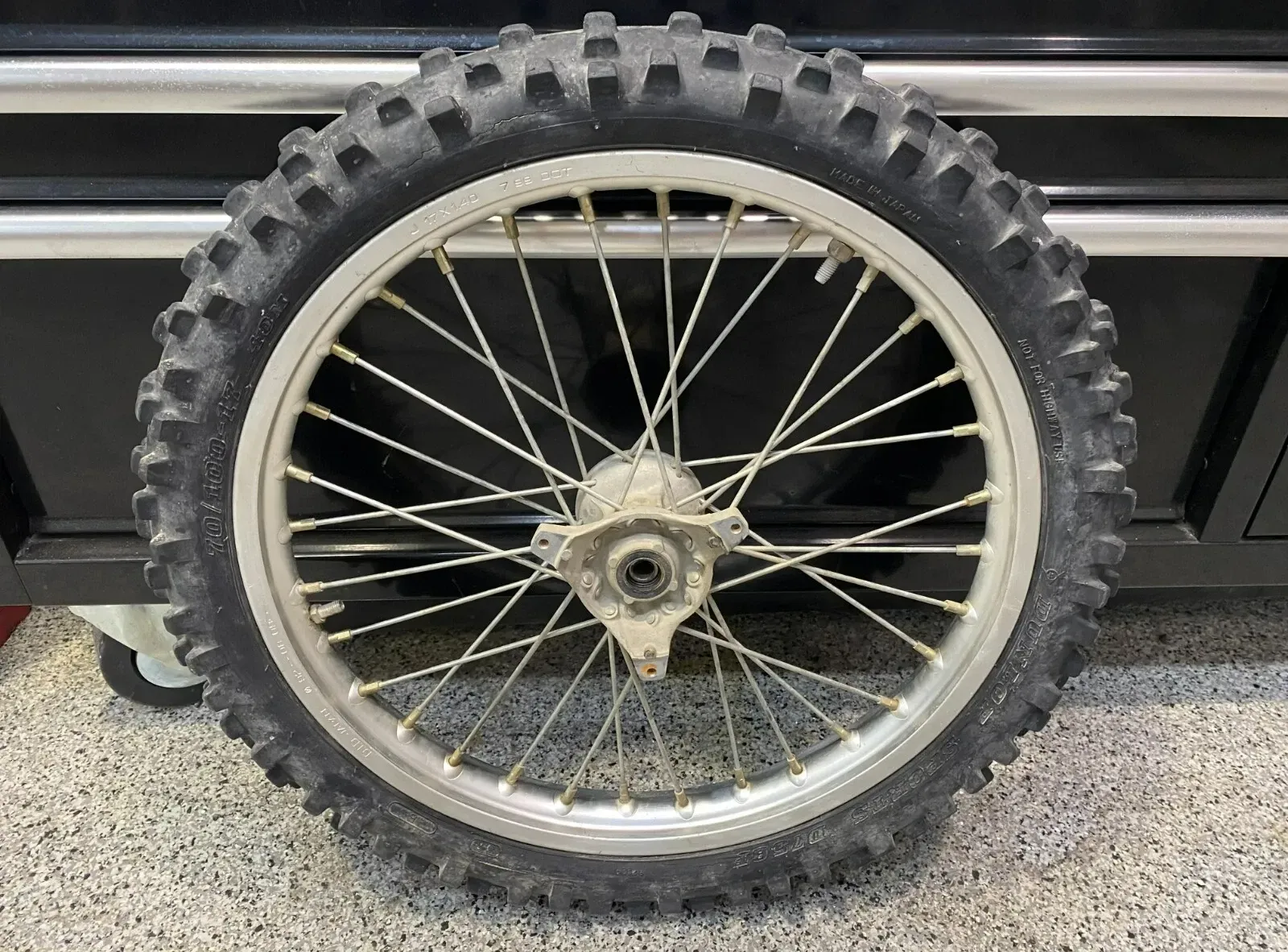 2002-2018 Yamaha YZ85 FRONT Full Wheel Assembly OEM YAMAHA YZ85 FRONT WHEEL YZ85