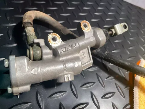 2001 YZ125 Rear Brake Assembly OEM Caliper Master Cylinder Hose Yamaha YZ