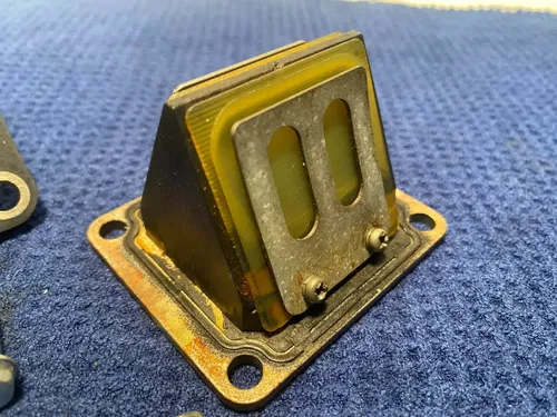 02-12 Yamaha YZ85 YZ 85 Reeds Boot Intake Cage REEDS ASSEMBLY OEM 2006 YZ85