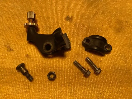 1995 KX80 Clutch OEM Perch Bracket Kawasaki KX80 OEM Handel Bar Perch