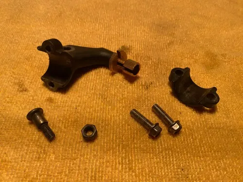 1995 KX80 Clutch OEM Perch Bracket Kawasaki KX80 OEM Handel Bar Perch