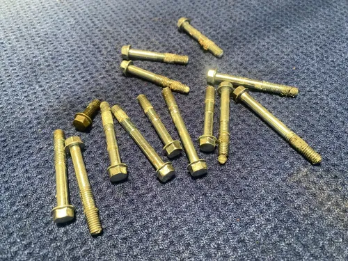 2000 SUZUKI RM125 OEM CRANKCASE BOLTS SET CRANK CASE HALF BOLTS ASSEMBLY OEM #2