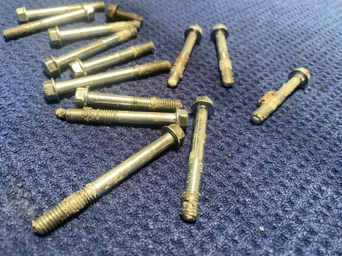 2000 SUZUKI RM125 OEM CRANKCASE BOLTS SET CRANK CASE HALF BOLTS ASSEMBLY OEM #2