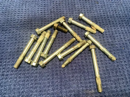 2000 SUZUKI RM125 OEM CRANKCASE BOLTS SET CRANK CASE HALF BOLTS ASSEMBLY OEM #2