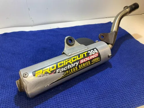 01-22 Kawasaki KX85 KX100 Pro Circuit 304 Factory Sound Exhaust Silencer 2007