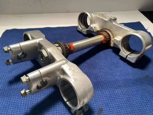1999 RM250 RM 250 Triple Tree Steering Stem Upper Lower Fork Clamps TRIPLE TREE