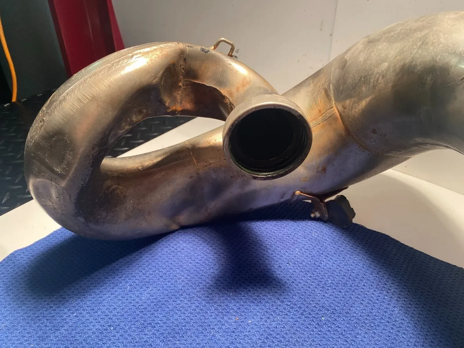 2002 YZ250 YZ 250 Pro Circuit Expansion Chamber Exhaust Manifold Header Pipe PRO