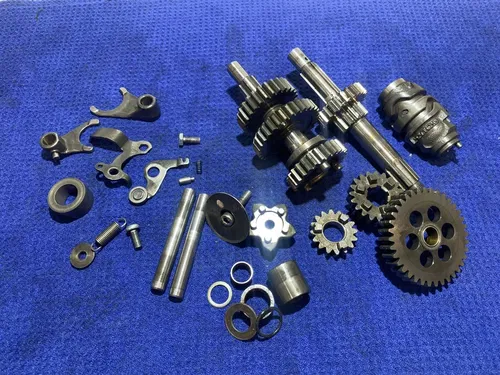 02-09 Kawasaki KLX110 OEM ENGINE TRANSMISSION TRANNY ASSEMBLY GEAR SHIFT DRUM #8