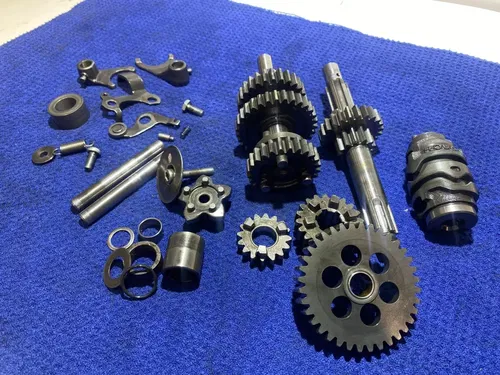 02-09 Kawasaki KLX110 OEM ENGINE TRANSMISSION TRANNY ASSEMBLY GEAR SHIFT DRUM #8