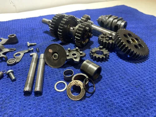 02-09 Kawasaki KLX110 OEM ENGINE TRANSMISSION TRANNY ASSEMBLY GEAR SHIFT DRUM #8