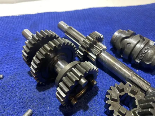 02-09 Kawasaki KLX110 OEM ENGINE TRANSMISSION TRANNY ASSEMBLY GEAR SHIFT DRUM #8