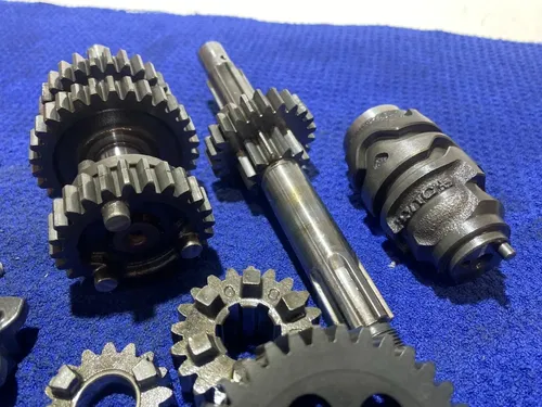 02-09 Kawasaki KLX110 OEM ENGINE TRANSMISSION TRANNY ASSEMBLY GEAR SHIFT DRUM #8