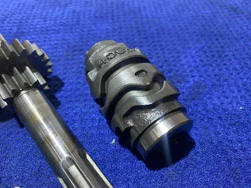 02-09 Kawasaki KLX110 OEM ENGINE TRANSMISSION TRANNY ASSEMBLY GEAR SHIFT DRUM #8