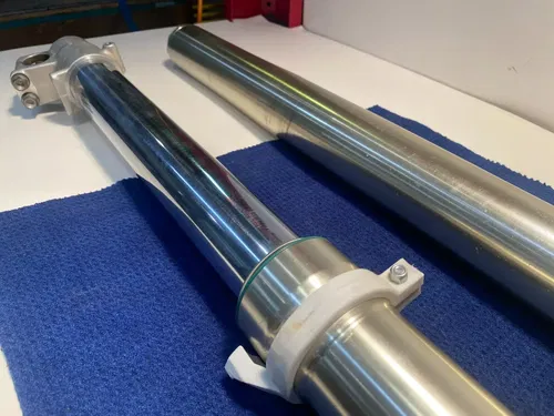 2000 SUZUKI RM125 Showa Front Forks Shocks Twin Chamber Left Right 51104-36E80