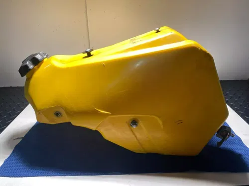 1996-2000 Suzuki RM250 YELLOW FUEL GAS TANK RESERVOIR CONTAINER OEM SUZUKI