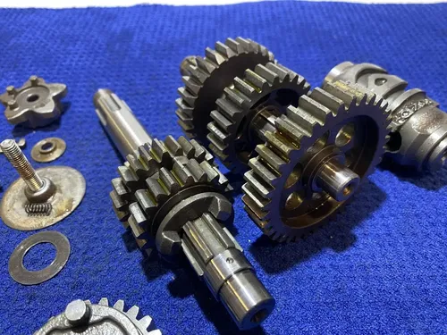 02-09 Kawasaki KLX110 OEM ENGINE TRANSMISSION TRANNY ASSEMBLY GEAR SHIFT DRUM #8