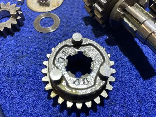 02-09 Kawasaki KLX110 OEM ENGINE TRANSMISSION TRANNY ASSEMBLY GEAR SHIFT DRUM #8
