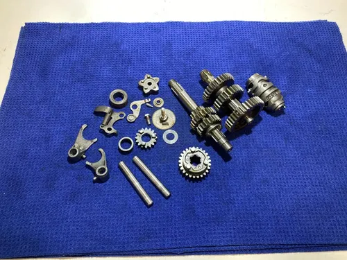 02-09 Kawasaki KLX110 OEM ENGINE TRANSMISSION TRANNY ASSEMBLY GEAR SHIFT DRUM #8