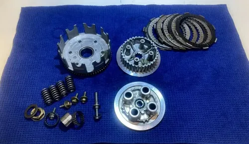 2007 KAWASAKI KX100 KX80 OEM COMPLETE CLUTCH W PLATES BASKET HUB ASSEMBLY