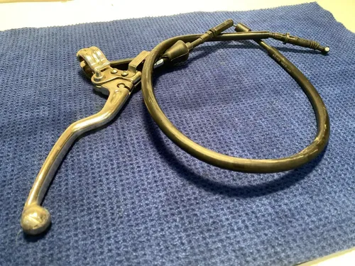 2006 Yamaha Yz85 CLUTCH LEVER AND CABEL ASSEMBLY BLUE LEVER YAMAHA YZ85 YAMAHA