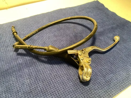 2006 Yamaha Yz85 CLUTCH LEVER AND CABEL ASSEMBLY BLUE LEVER YAMAHA YZ85 YAMAHA