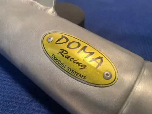 2000 SUZUKI RM125 DOMA RACING SILENCER SUZUKI RM125 SILENCER 2000 RM125 DOMA RM