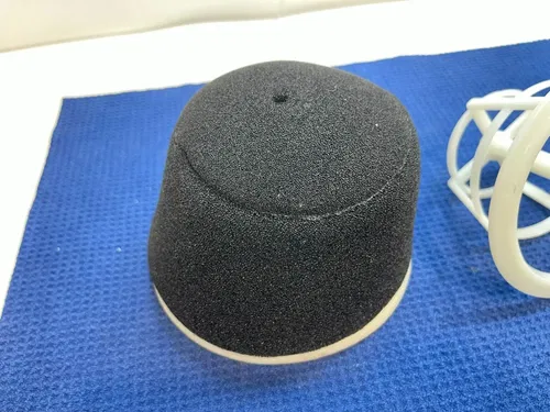 2008 YZ85 YAMAHA OEM FILTER CAGE AND WING BOLT ASSEMBLY WITH UNI FILTER OEM YZ85