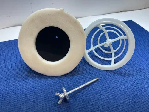 2008 YZ85 YAMAHA OEM FILTER CAGE AND WING BOLT ASSEMBLY WITH UNI FILTER OEM YZ85