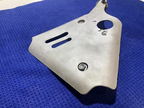 1998 YZ 125 WORKS CONNECTION FRAME PROTECTOR GUARD PLATE COVER SHIELD YAMAHA YZ