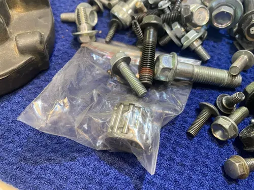 1998 YZ125 OEM YAMAHA MISC FRAME HARDWEAR BOLTS YAMAHA YZ125 OEM HARDWEAR YZ #2