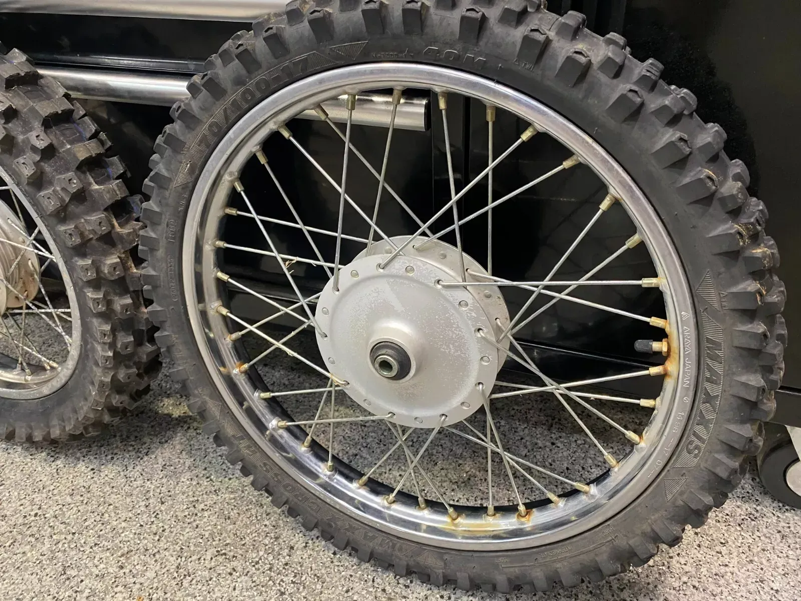 2003 Yamaha TTR 125 OEM FRONT AND REAR WHEEL ASSEMBLY COMPLETE WHEELS OEM TTR125