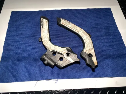2019 FC450 Acerbis X-Grip Frame Guards Black/Grey ACERBIS FRAME GUARDS